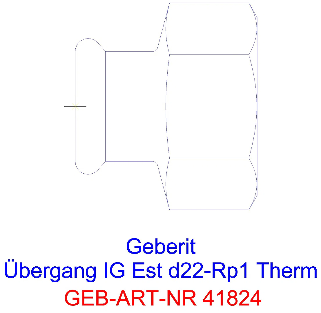 GE Mapress Therm Übergang mit IG d15-Rp3/4_41824_g