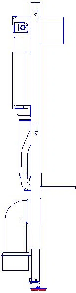 GE Duofix Element f. WWC, 112cm mit Omega UP-SPK 12cm_111060002_L