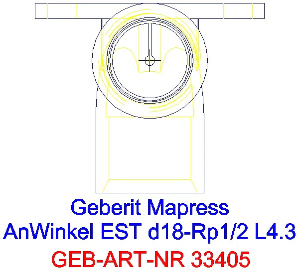 GE Mapress Edelstahl Anschlusswinkel 90Gr d18-Rp1/2_33405_G