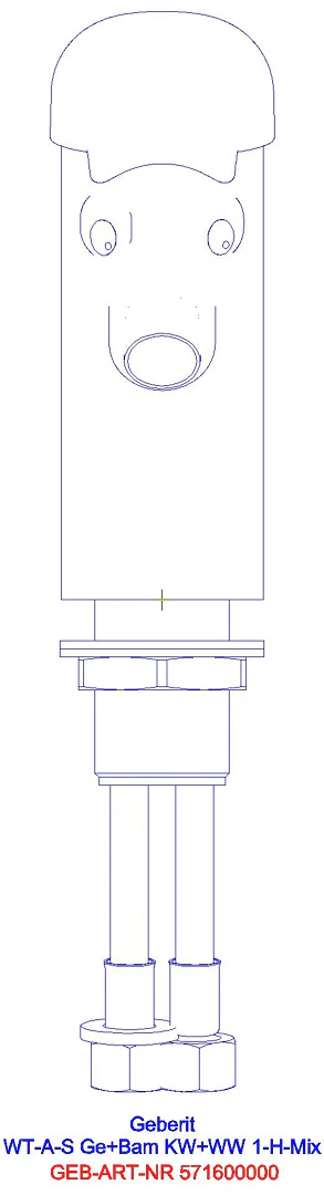 Bambini Waschtischarmatur Einhebelmischer, mehrfarbig_ge2f_571600000_a