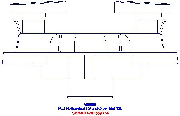 GE Pluvia Notüberlauf für Dachwassereinläuf 12l/s_359.114.00.1_A