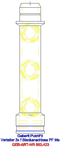 GE Verteiler dreifach mit Steckanschluss Ms M25_653.423.00.1_G