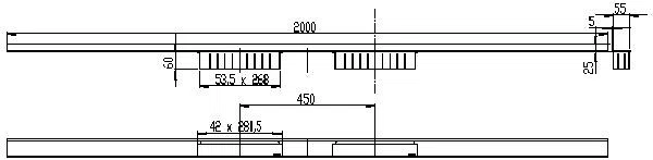 DALLMER Duschrinne CeraWall Select Duo, Edelstahl matt, 2000 mm