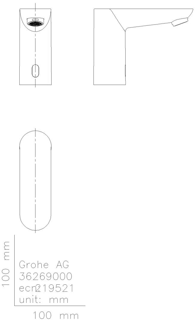 GROHE WT-IR-Elektronik Eurosmart CE 36409 o. Mischung Trafo Bluetooth-Modul chrom