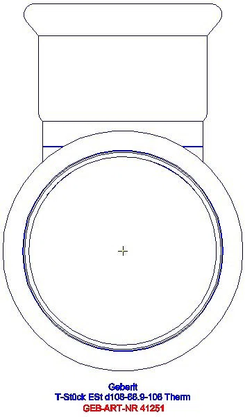 GE Mapress Therm T-Stück reduziert d108-88.9-108_41251_L