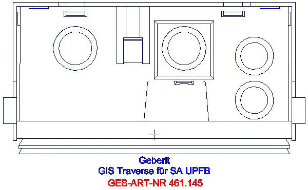 GE GIS Traverse für Standarmatur mit UP-Funktionsbox_461.145.00.1_G