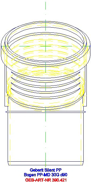 GE Silent-PP Bogen 30Gr d90_390.421.14.1_L