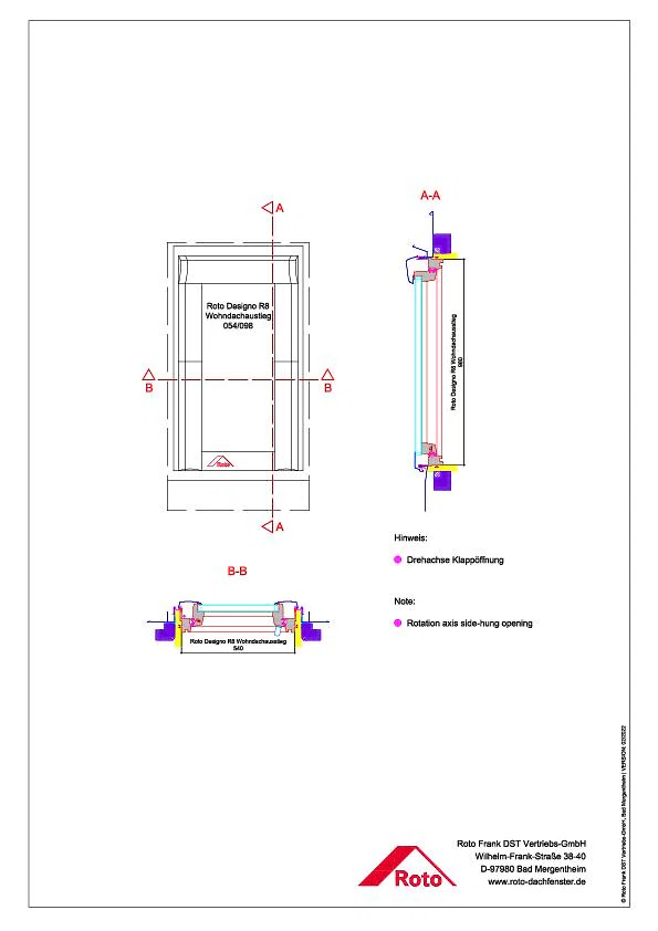 Designo R8 Wohndachausstieg
