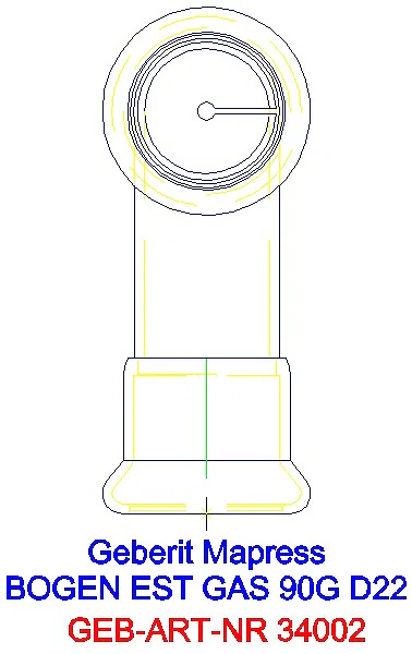GE Mapress Edelstahl Bogen 90Gr d22 (Gas)_34002_L
