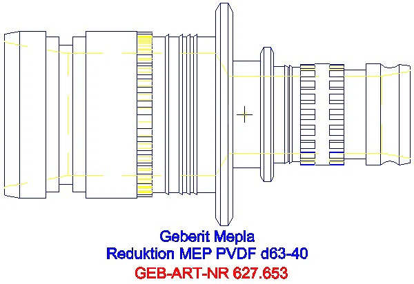 GE Mepla Reduktion PVDF d63-40_627.653.00.5_A