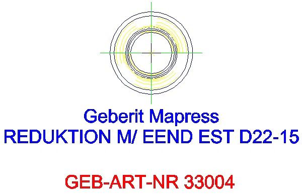 GE Mapress Edelstahl Reduktion mit Einschubende d108-88,11_33004_A