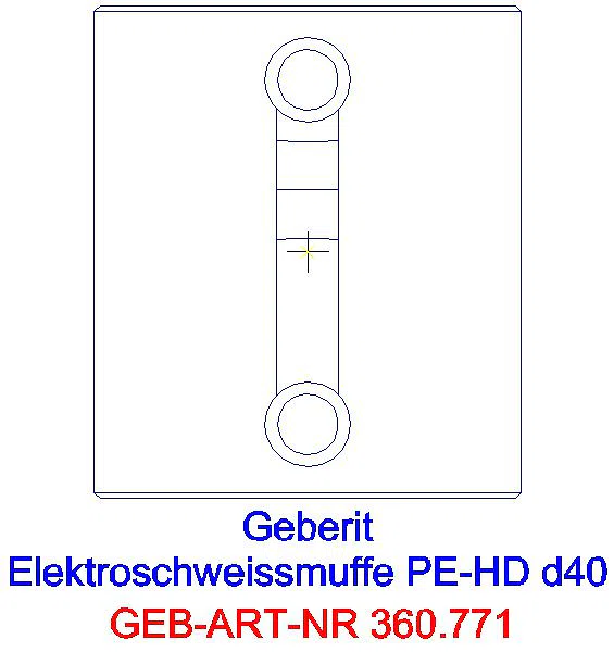 GE Elektroschweissmuffe d40_360.771.16.1_G