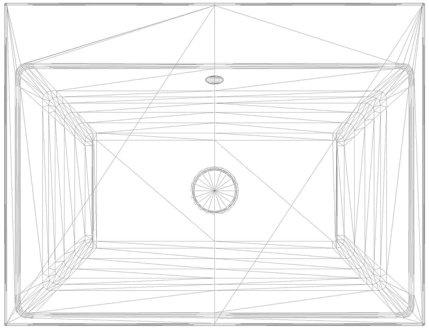 KALDEWEI PURO AUFSATZWASCHTISCH (RANDHÖHE 120 MM) 600x460x120 mm, Modell-Nr: 3157