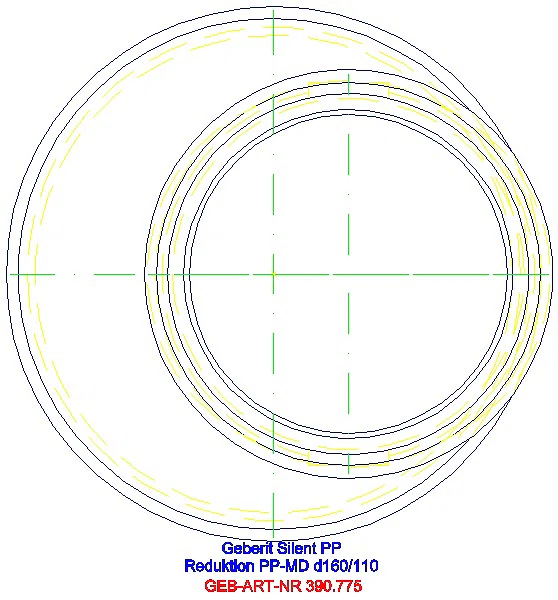 GE Silent-PP Reduktion exzentrisch d160/110_390.775.14.1_G