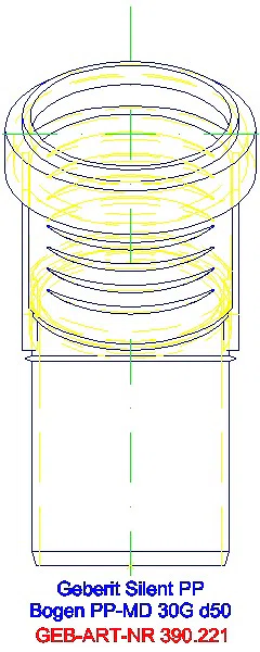 GE Silent-PP Bogen 30Gr d50_390.221.14.1_L