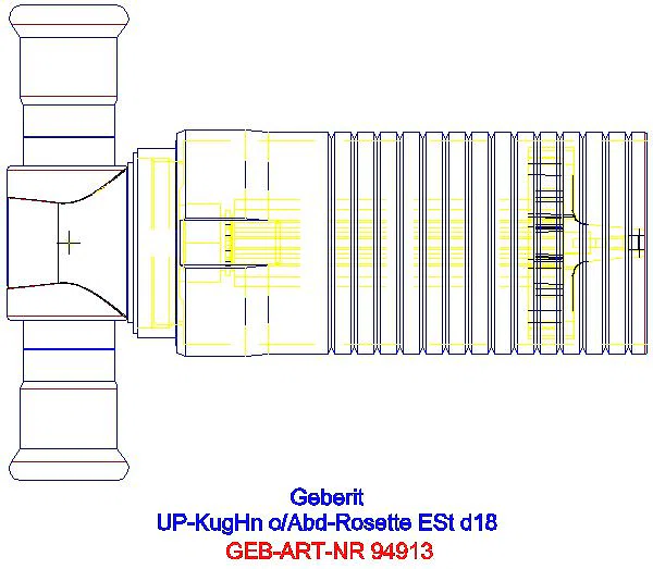 GE Mapress UP-Kugelhahn d18 mit Abdeckrosette Edelstahl_94913_A