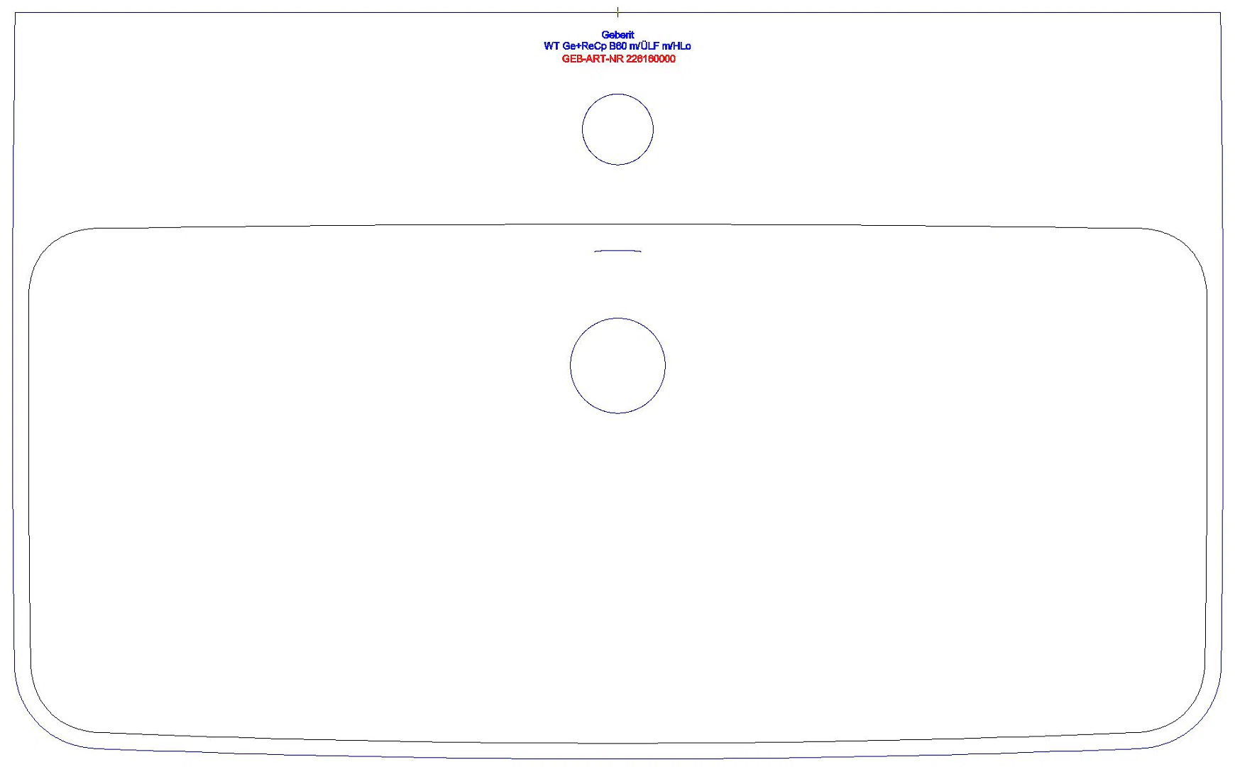 Renova Compact Waschtisch, 60x37cm m. Hl., m. Ül., weiß_226160000_g