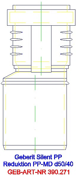 GE Silent-PP Reduktion exzentrisch d50/40_390.271.14.1_A