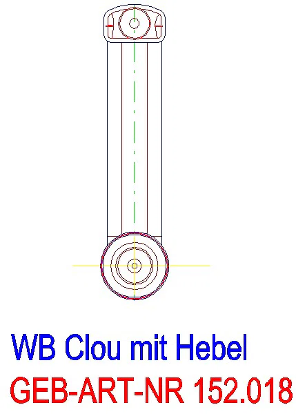 GE Waschbeckenanschluss mit integriertem Überlauf und Hebelbetätigung_152.018.00.1_G