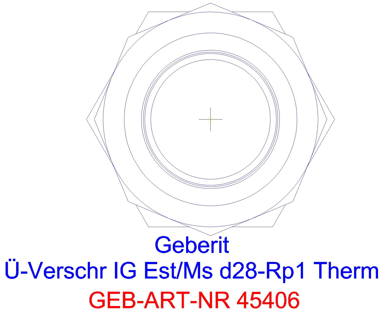 GE Mapress Therm Übergangsverschr. mit IG d22-Rp3/4_45406_l