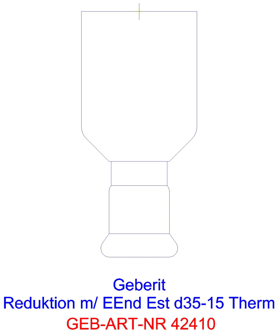 GE Mapress Therm Reduktion mit Einschubende d28-22_42410_g