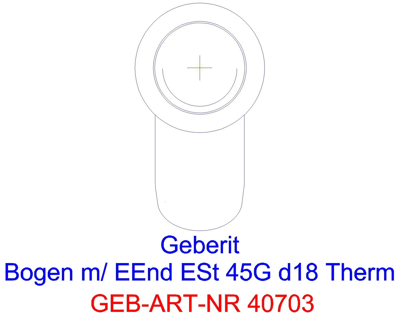 GE Mapress Therm Bogen 45Gr d18 mit Einschubende_40703_a