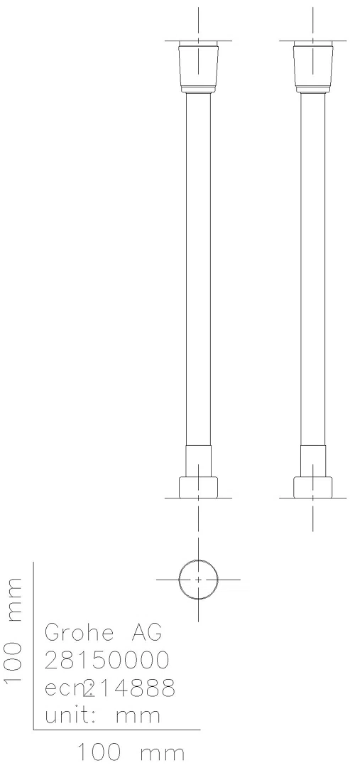 GROHE Brauseschlauch Relexaflex 28150_2 1250mm chrom