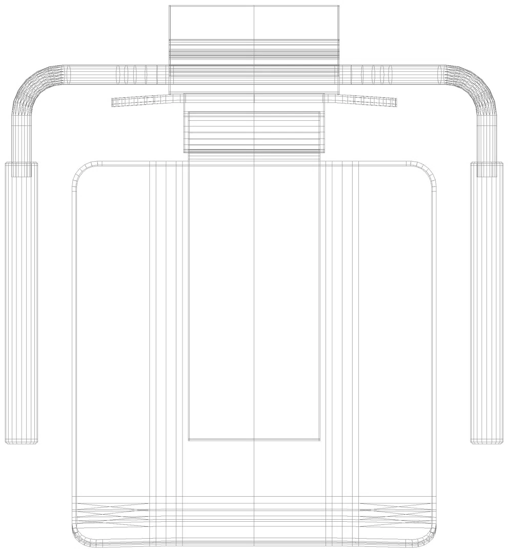 HEWI Einhängesitz mit Armlehnen B:596, H:533, T:649 weiß tiefmatt