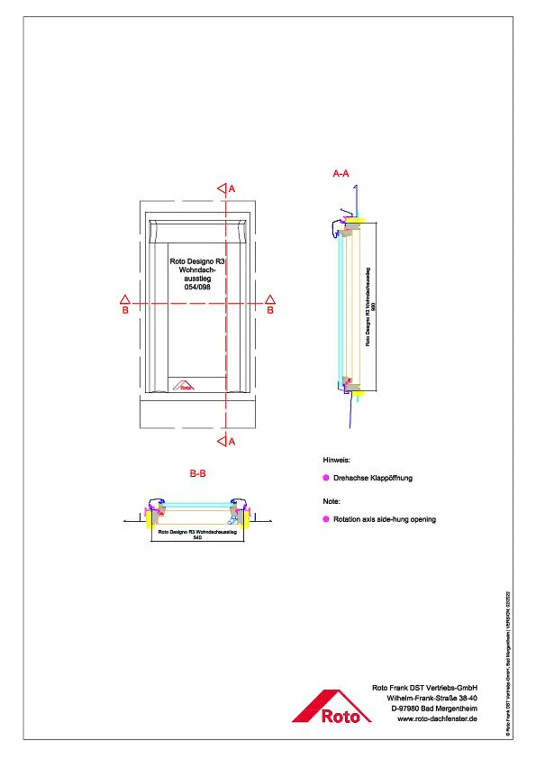 Designo R3 Wohndachausstieg