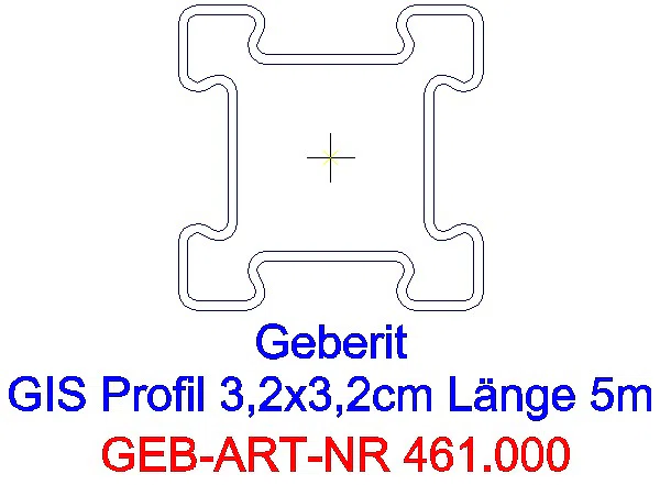 GE GIS Profil Länge 5m_461.000.25.1_G