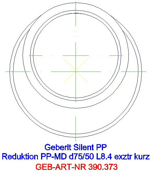 GE Silent-PP Reduktion exzentrisch kurz d75/50_390.373.14.1_G