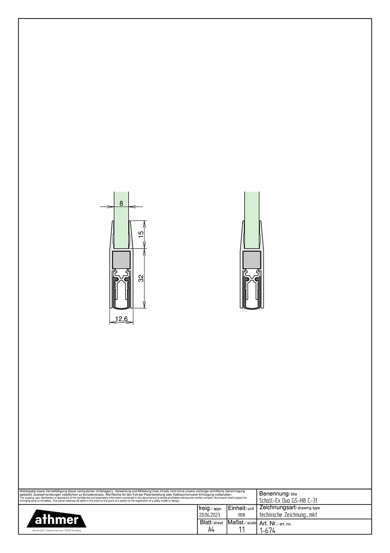 1-674 Schall-Ex Duo GS-H8 C-31