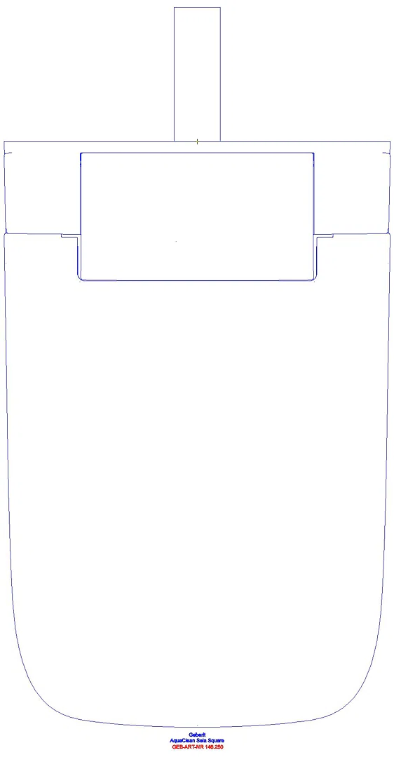 AquaClean Sela Square WC-Komplettanlage Wand-WC, glanzchrom_146250211_g