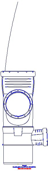 GE Silent-Pro Kombibogeneckabzweig 87,5Gr d110/90/50 links_393.570.14.1_L