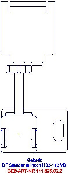 GE Duofix Ständer teilhoch H:82-112 cm_111825002_G