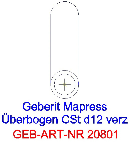 GE Mapress C-Stahl Überbogen d12 verzinkt_20801_L
