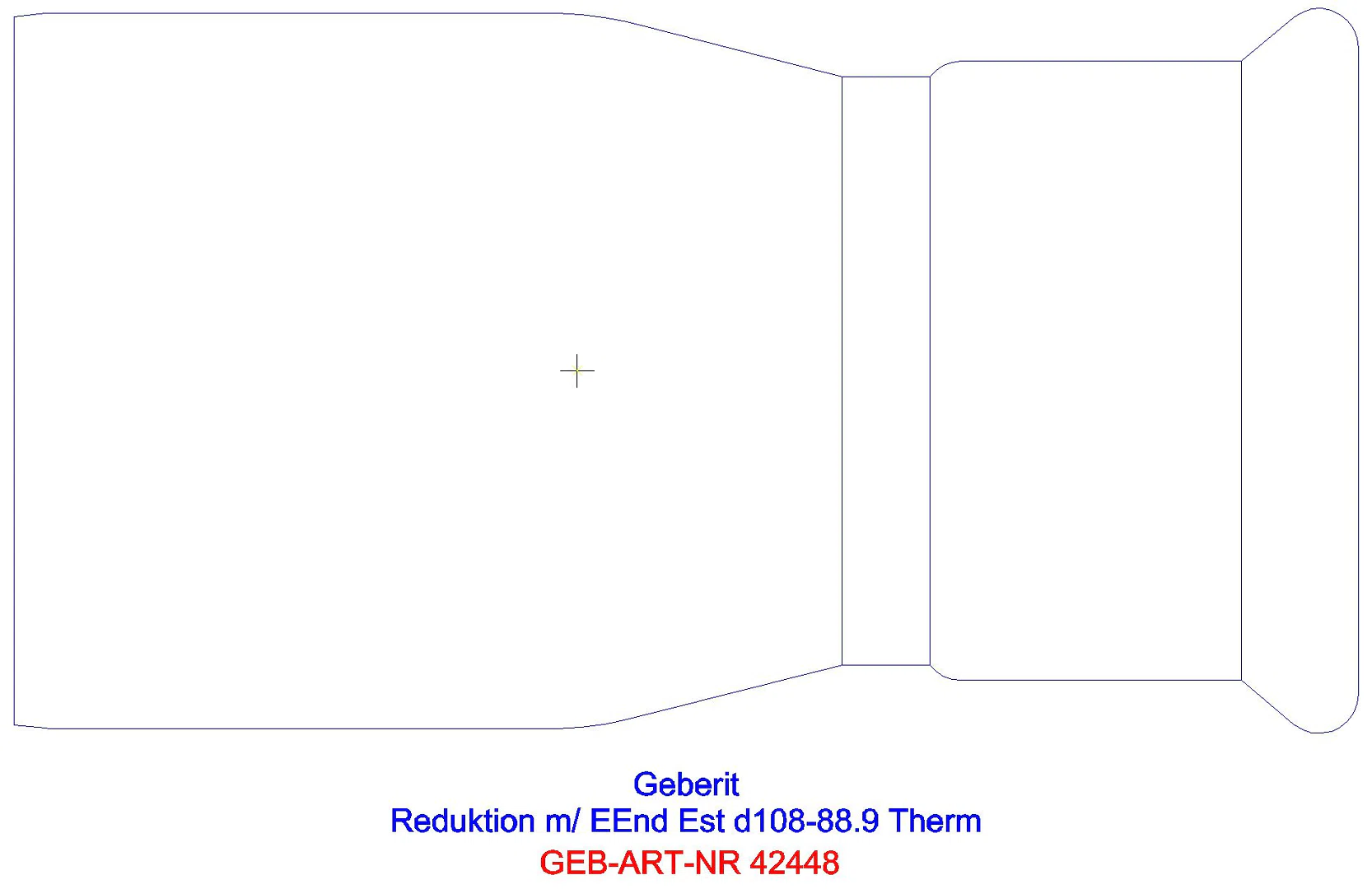 GE Mapress Therm Reduktion mit Einschubende d108-76,1_42448_l
