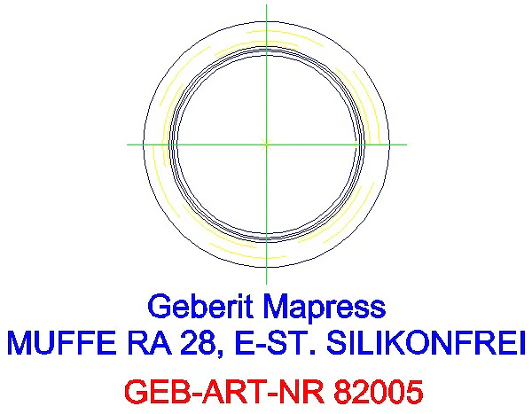 GE Mapress Edelstahl Muffe d28 (LABS-frei)_82005_L