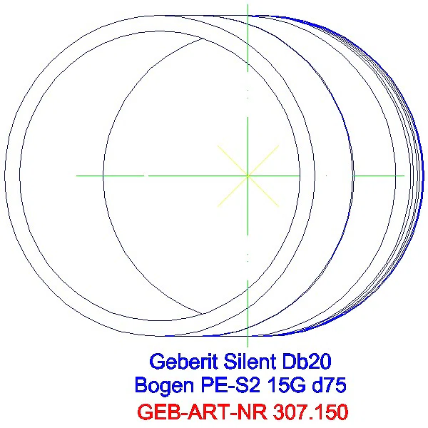 GE Silent-db20 Bogen 15Gr d75_307.150.14.1_G
