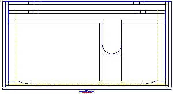 Xeno2 Unterschrank f. WT m. Ablg. li m. 2 Schubl., 88x53x46,2cm, greige_500.516.00.1_G