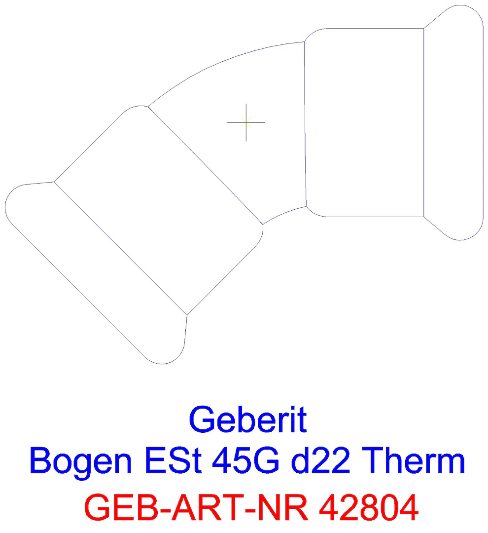 GE Mapress Therm Bogen 45Gr d22 _42804_l