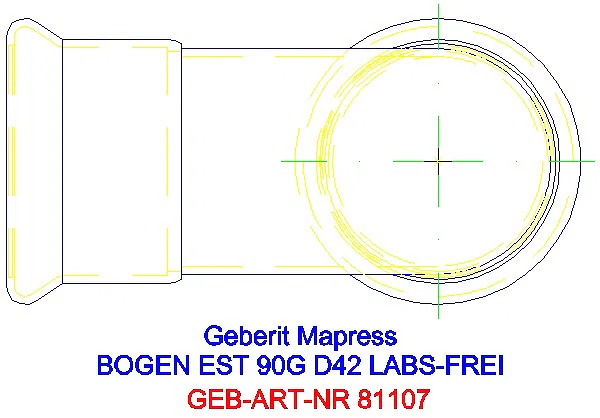 GE Mapress Edelstahl Bogen 90Gr d42 (LABS-frei)_81107_G