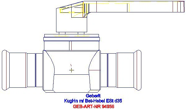 GE Mapress Kugelhahn d35 mit Betätigungshebel edst._94956_A