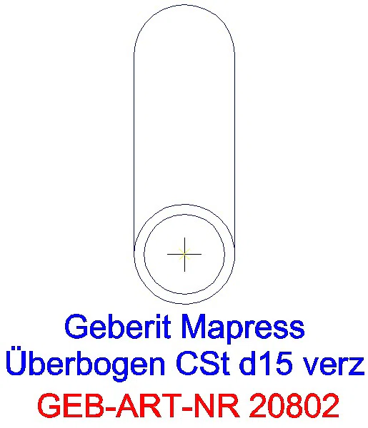 GE Mapress C-Stahl Überbogen d15 verzinkt_20802_L