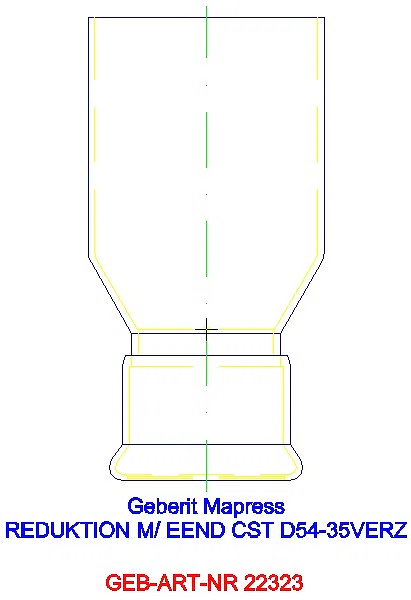 GE Mapress C-Stahl Reduktion mit Einschubende d54-35 verzinkt_22323_G
