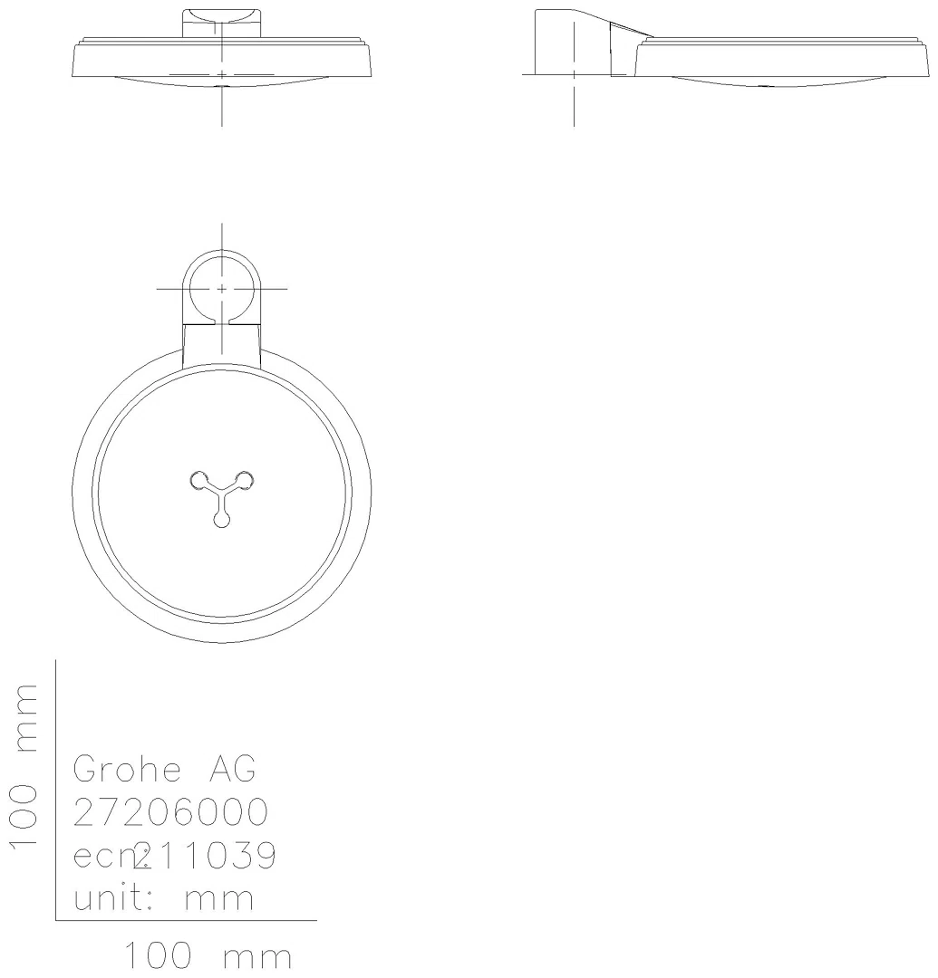 GROHE Seifenschale 27206 transparent