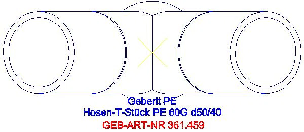 GE PE Hosenabzweig 2 x 30Gr d50/40_361.459.16.1_G