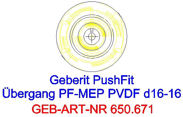 GE PushFit Übergang auf Mepla PVDF d16-16_650.671.00.1_A