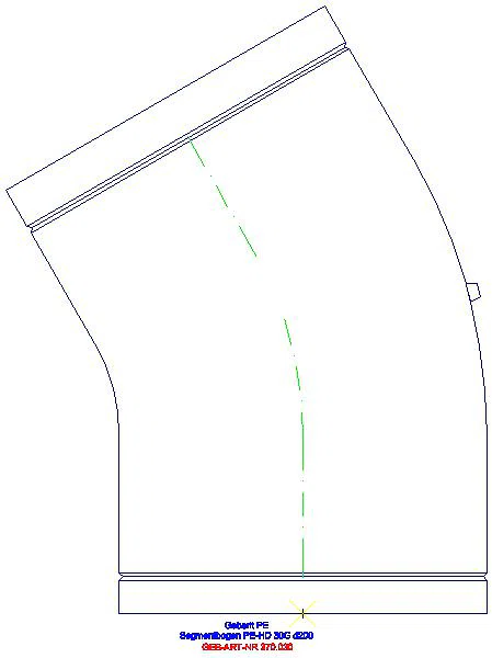 GE PE Segmentbogen 30Gr d200_370.030.16.1_A