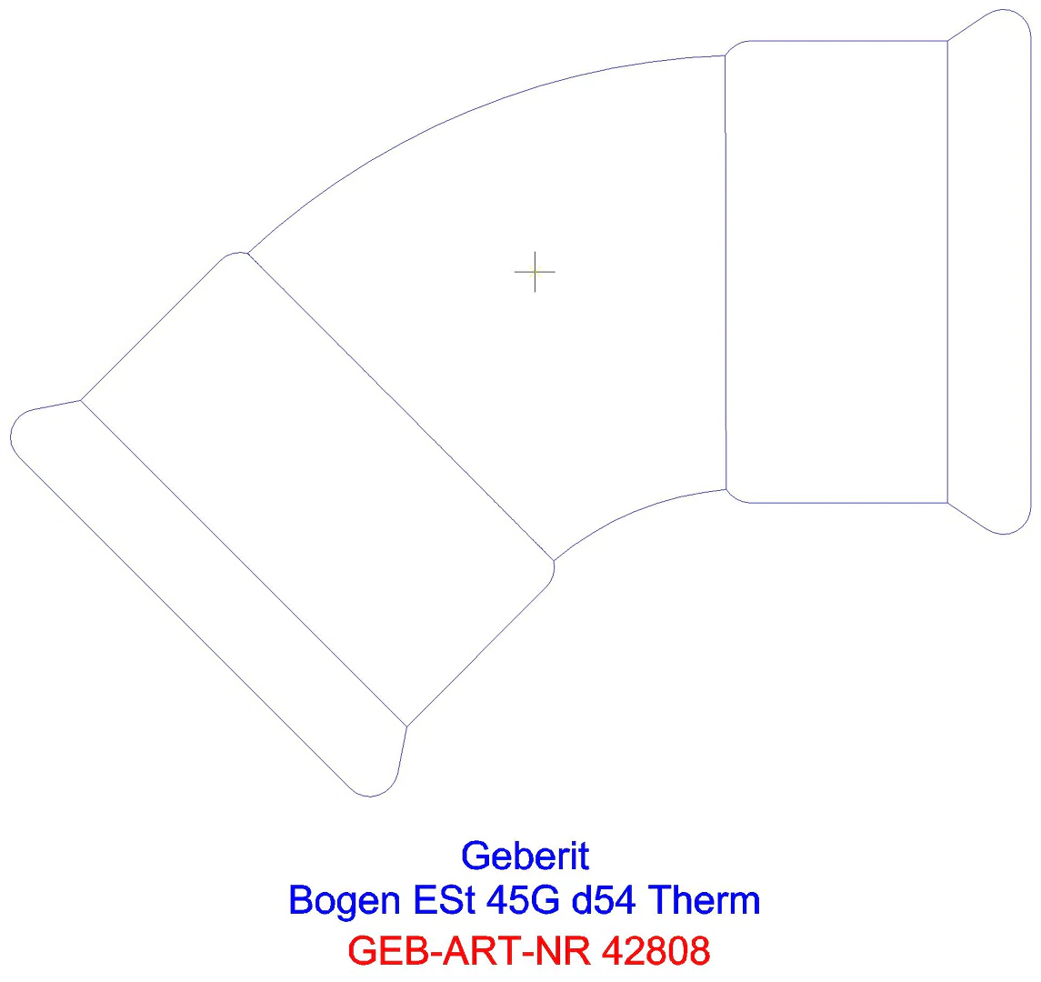 GE Mapress Therm Bogen 45Gr d54 _42808_l
